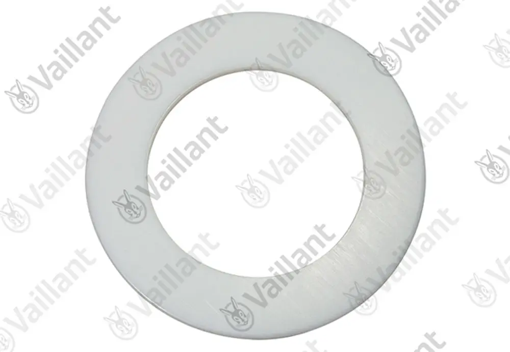 Vaillant-Dichtung in runder Form, mit innerem Durchmesser und äußerem Rahmen, in einem einfarbigen Design.